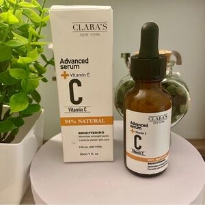 Clara’s New York Brightening Advanced Serum w/ Vitamin C + E NIB